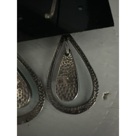 925 Earrings Dangles Drops Vintage Sterling Silver SX 925 Thailand 5.89g - Picture 5 of 6